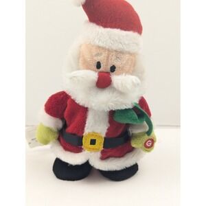 Gemmy Animated Santa Claus Plush Toy Christmas Decoration Holiday Decor‎